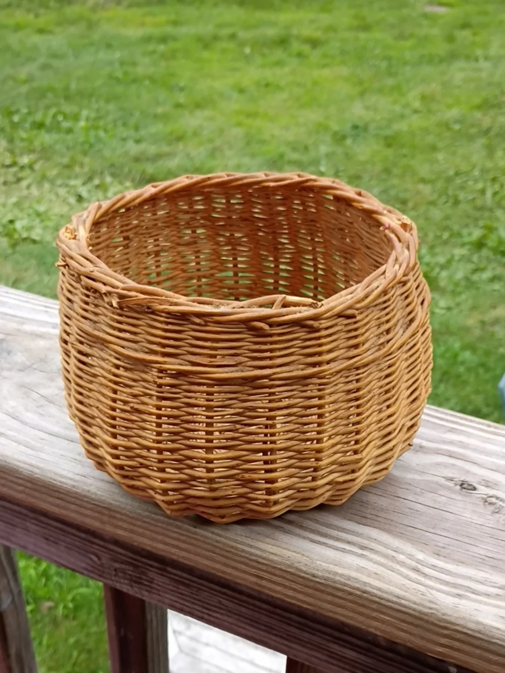 Woven Natural Brown Decorative Storage Basket